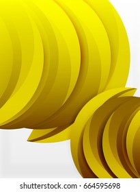 3D wave lines design. Dynamic effect abstract vector Illustration, modern pattern template