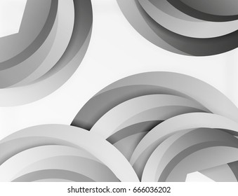 3D wave lines design. Dynamic effect abstract vector Illustration, modern pattern template