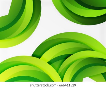 3D wave lines design. Dynamic effect abstract vector Illustration, modern pattern template