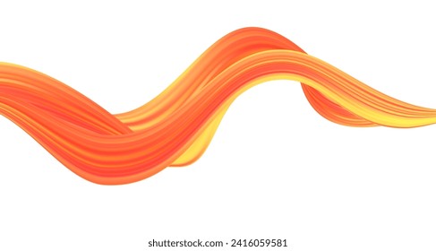 3d Wave Liquid shape color background. Art design for your design project. Vector illustration