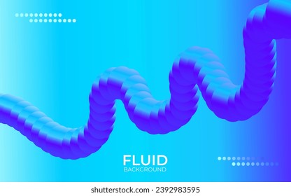 3d Wave. Vibrant Background. Fluid Colors. Wave Pattern. Summer Poster. Color Gradient. Flow Shape. Abstract Cover. Summer Colors
