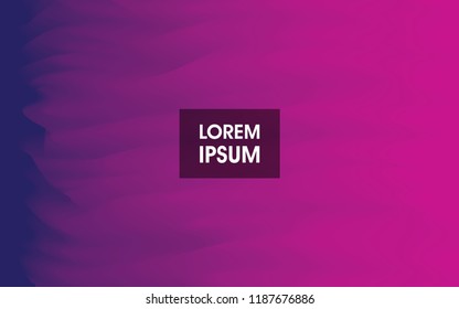 3D Wavy Background. Dynamic Effect. Abstract Vector Illustration.