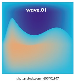 3D Wavy Background. Dynamic Effect. Abstract Vector Illustration. Design Template. Modern Pattern.
