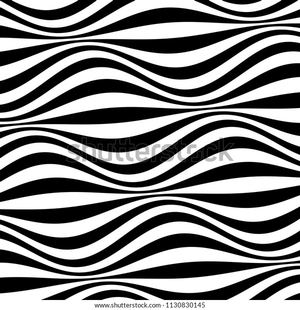 3d Wavy Background Dynamic Effect Black Stock Vector (Royalty Free ...