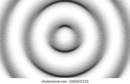 Fondo de superposición ondulado 3D con efecto ondulado. Superficie de rejilla con partícula. Ilustración vectorial para portada, tarjeta, postal, diseño de interiores, Anuncio, póster, folleto o presentación.