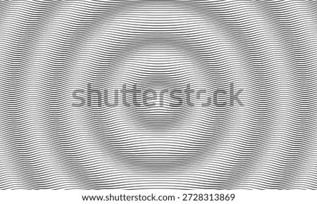 3D wavy overlay background with ripple effect. Wavy lines surface. Vector illustration for cover, card, postcard, interior design, banner, poster, brochure or presentation.