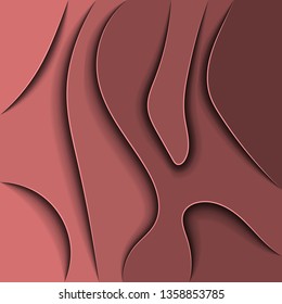 3D wavy stripes