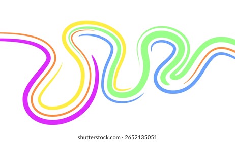 3D Wavy Stripes Background with Dynamic Motion Effect, Designed for a Bold and Energetic Sports Theme