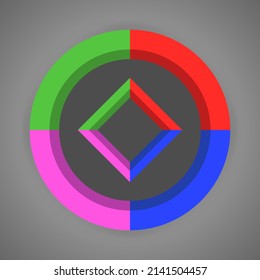3d web icon for internet