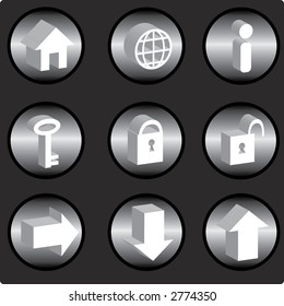 3-D Web Icons
