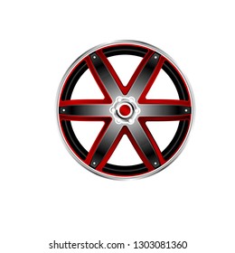 3D whell ilustration for Automobile