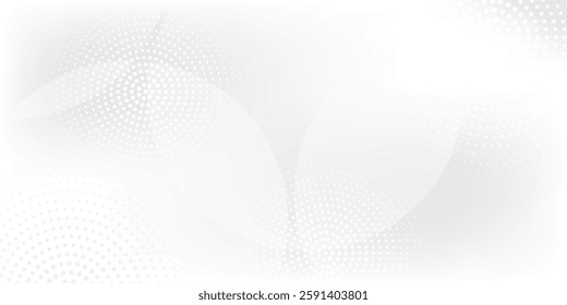 3D white abstract background overlap layer on bright space with cutout shape effect decoration.