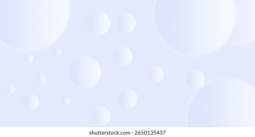 3D white abstract background overlap layer on bright space with cutout shape effect decoration. Modern graphic design element circles style. presentation, poster, banner