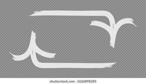 3d white arrow symbol isolated on white background. Vector illustration. For advertising, printing, banners