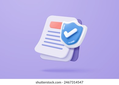 3d white clipboard task management todo check list on purple background, efficient work on project plan concept, assignment and exam, productivity solution icon. 3d icon vector render illustration