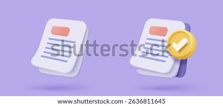 3d white clipboard task management todo check list, assignment and exam checklist  with pencil icon, efficient work on project plan, fast progress, level up concept. 3d todo check icon vector render