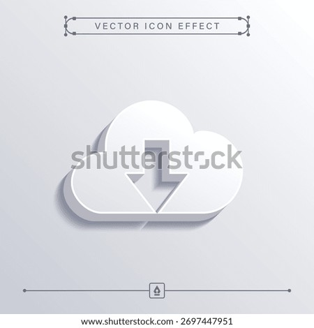 3d white cloud download icon in clean minimalistic style representing data storage, network connection, and global computing concept for modern digital design illustration