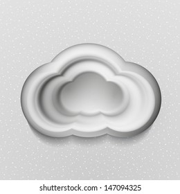 3d white clouds