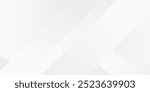 3D white geometric abstract background overlap layer on bright space with rounded rhomb effect decoration. eps 10