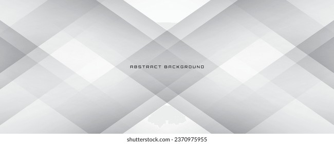 3D-weißer, geometrischer abstrakter Hintergrund überlappen Schicht auf hellem Raum mit ausgeschnittenem Dekor. Modernes Konzept für polygonisches Grafikdesign für Banner, Flyer, Karten, Cover oder Broschüren