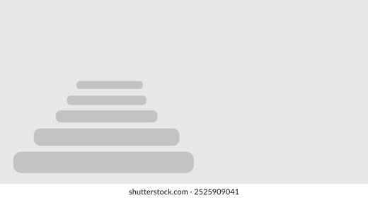 O plano de fundo abstrato geométrico branco 3D sobrepõe a camada no espaço brilhante com a decoração de efeito de triângulos arredondados. Elemento de design gráfico estilo moderno