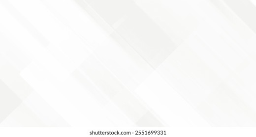 3D white geometric abstract background overlap layer on bright space with rounded rhomb effect decoration