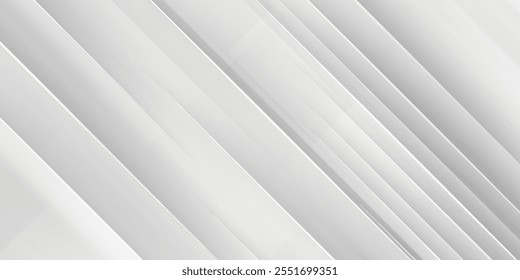 3D white geometric abstract background overlap layer on bright space with rounded rhomb effect decoration