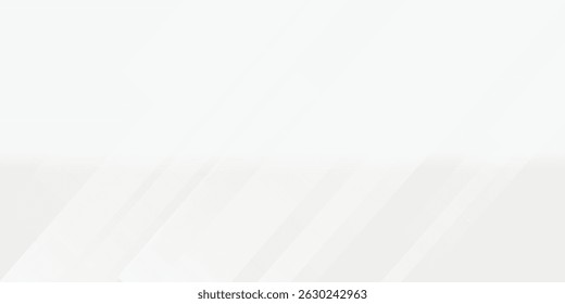 3D white geometric abstract background overlap layer on bright space with rounded rhomb effect decoration. eps 10