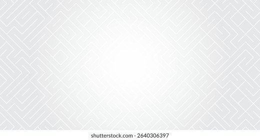 3D white geometric abstract background overlap layer on bright space with lines shapes decoration. Modern graphic design element rhombus style concept for banner, flyer, card, cover, or brochure