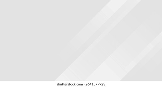 3D white geometric abstract background overlap layer on bright space with rounded rhomb effect decoration modern arts