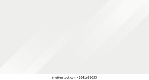 3D white geometric abstract background overlap layer on bright space with rounded rhomb effect decoration. eps 10