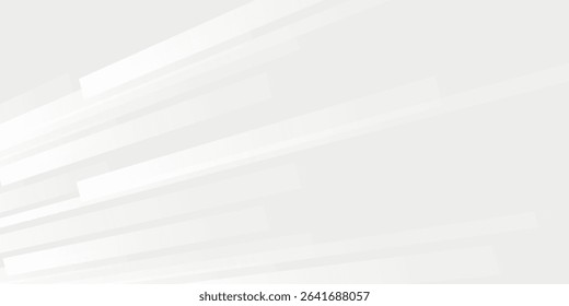 3D white geometric abstract background overlap layer on bright space with rounded rhomb effect decoration. eps 10