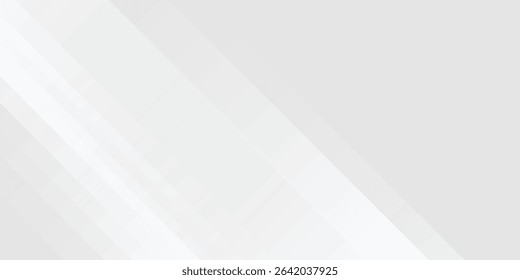 3D white geometric abstract background overlap layer on bright space with rounded rhomb effect  modern white