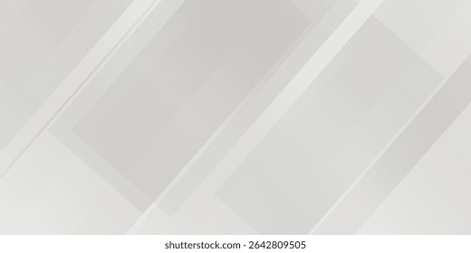 3D white geometric abstract background overlap layer on bright space with rounded rhomb effect decoration. eps 10