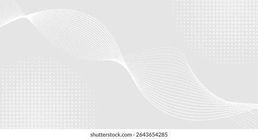 3D white geometric abstract background overlap layer on bright space with rounded rhomb effect decoration