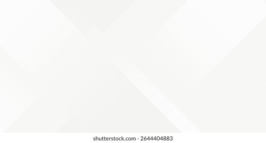 3D white geometric abstract background overlap layer on bright space with rounded rhomb effect decoration. eps 10