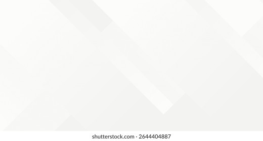 3D white geometric abstract background overlap layer on bright space with rounded rhomb effect decoration. eps 10