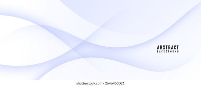 3D white geometric abstract background overlap layer on bright space with waves effect decoration. Modern graphic design element cutout style concept for web banner, art, flyer, card or brochure cover