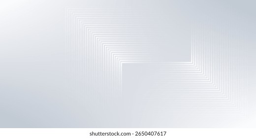 O fundo abstrato geométrico branco 3D sobrepõe a camada no espaço brilhante com a decoração de efeito de rombose arredondada
