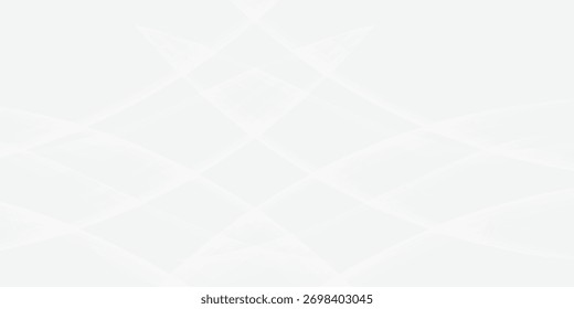 3D white geometric abstract background overlap layer on bright space with waves decoration. Minimalist modern graphic design element cutout style concept for banner, flyer, card, or brochure cover