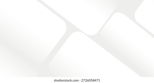 Capa abstracta geométrica del traslape del fondo blanco 3D en el espacio brillante con la decoración redondeada del efecto del rombo