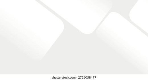 Capa abstracta geométrica del traslape del fondo blanco 3D en el espacio brillante con la decoración redondeada del efecto del rombo