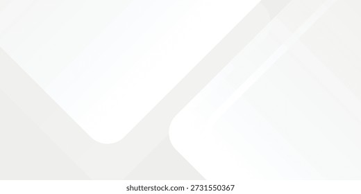 Capa abstracta geométrica blanca de la superposición del fondo 3D en el espacio brillante con la decoración redondeada del efecto del rombo