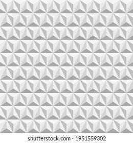 3d White ice Triangle Tetrahedron Pattern background 