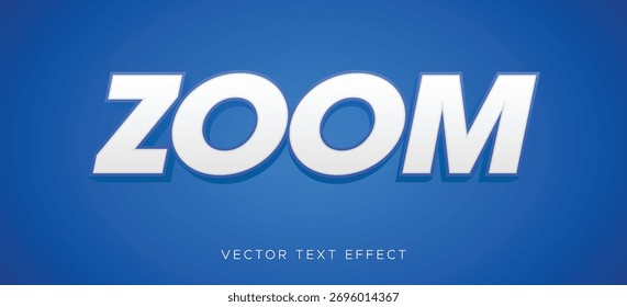 3D white text effect design with the word 