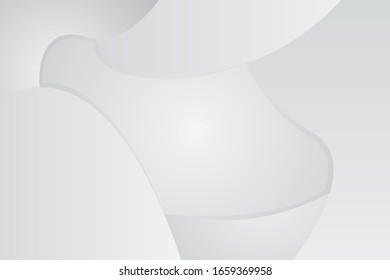 3D White texture background design. Vector illustration