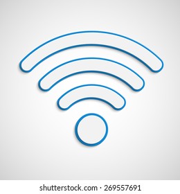 3D wifi icon