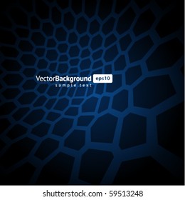 3d wire hexagonal vector background