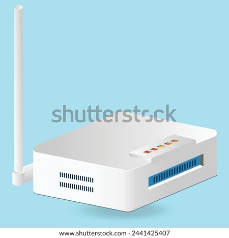 3D Wireless Router or Multimedia and TV
box receiver, player and streamer isolated
on the white background, 3d illustration.
Wireless Wi-Fi router isolated on white
background. wifi technology contact