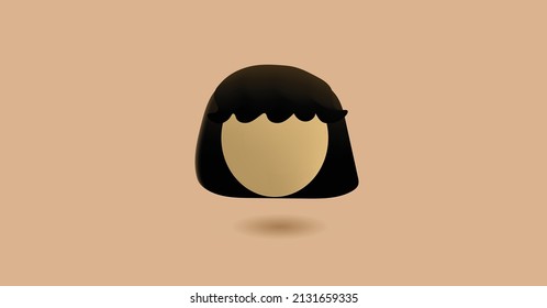 3d Woman Head Without Face Icon Mother Avatar